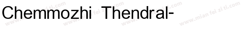Chemmozhi Thendral字体转换